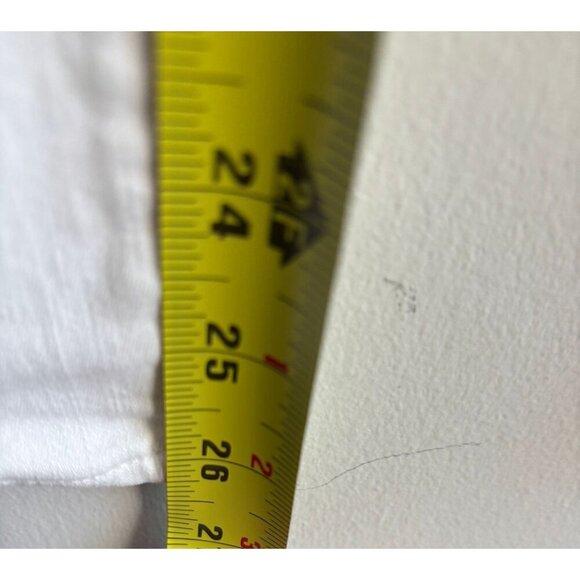 Madewell Womens Button Fly High Rise Fitted Skinny Crop Jeans White Sz 26 - Picture 7 of 10